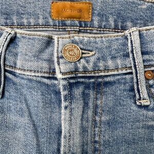 MOTHER High Waisted Rascal Ankle Jeans 28 Love Gun Distressed